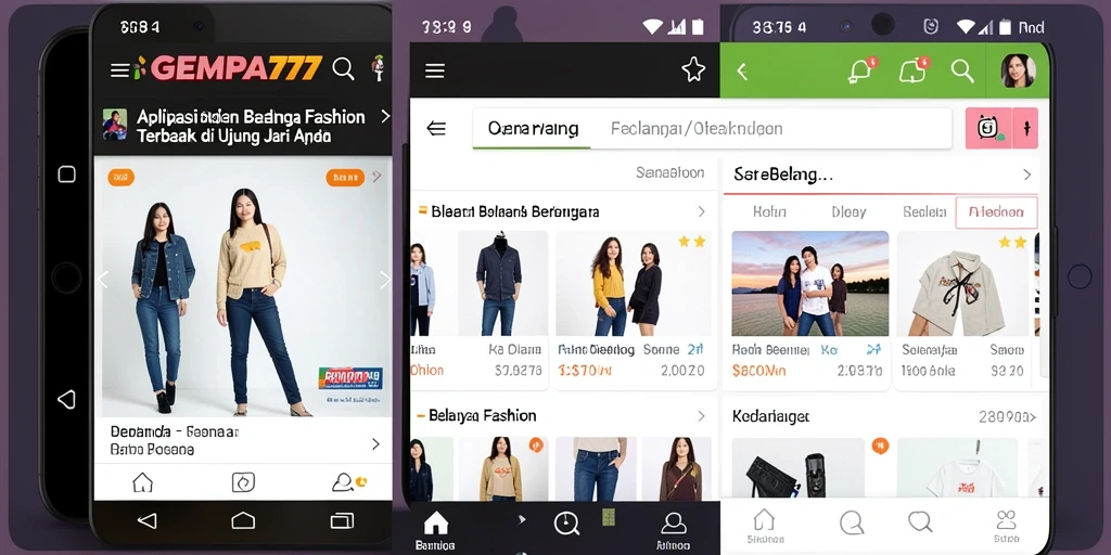 Antarmuka GEMPA777 yang modern dan nyaman digunakan.