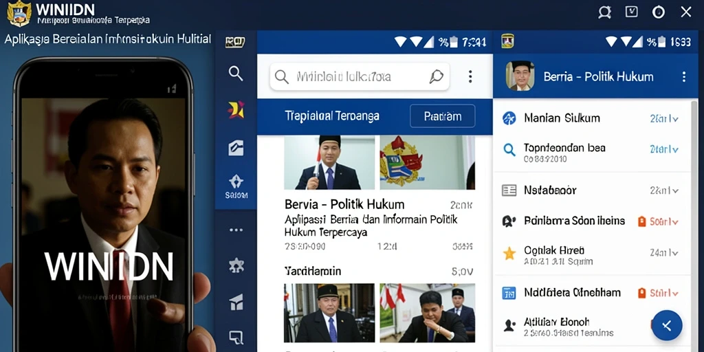 Tampilan antarmuka aplikasi WINIDN yang informatif dan mudah dipahami.